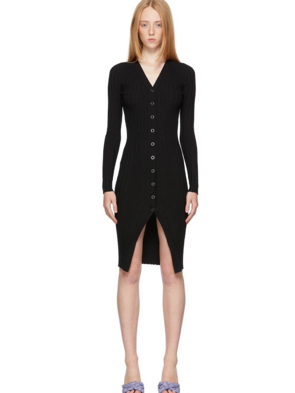 Dion Lee Black Knit Dress